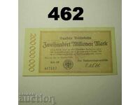 Berlin 200 millionen mark 1923 XF Germany