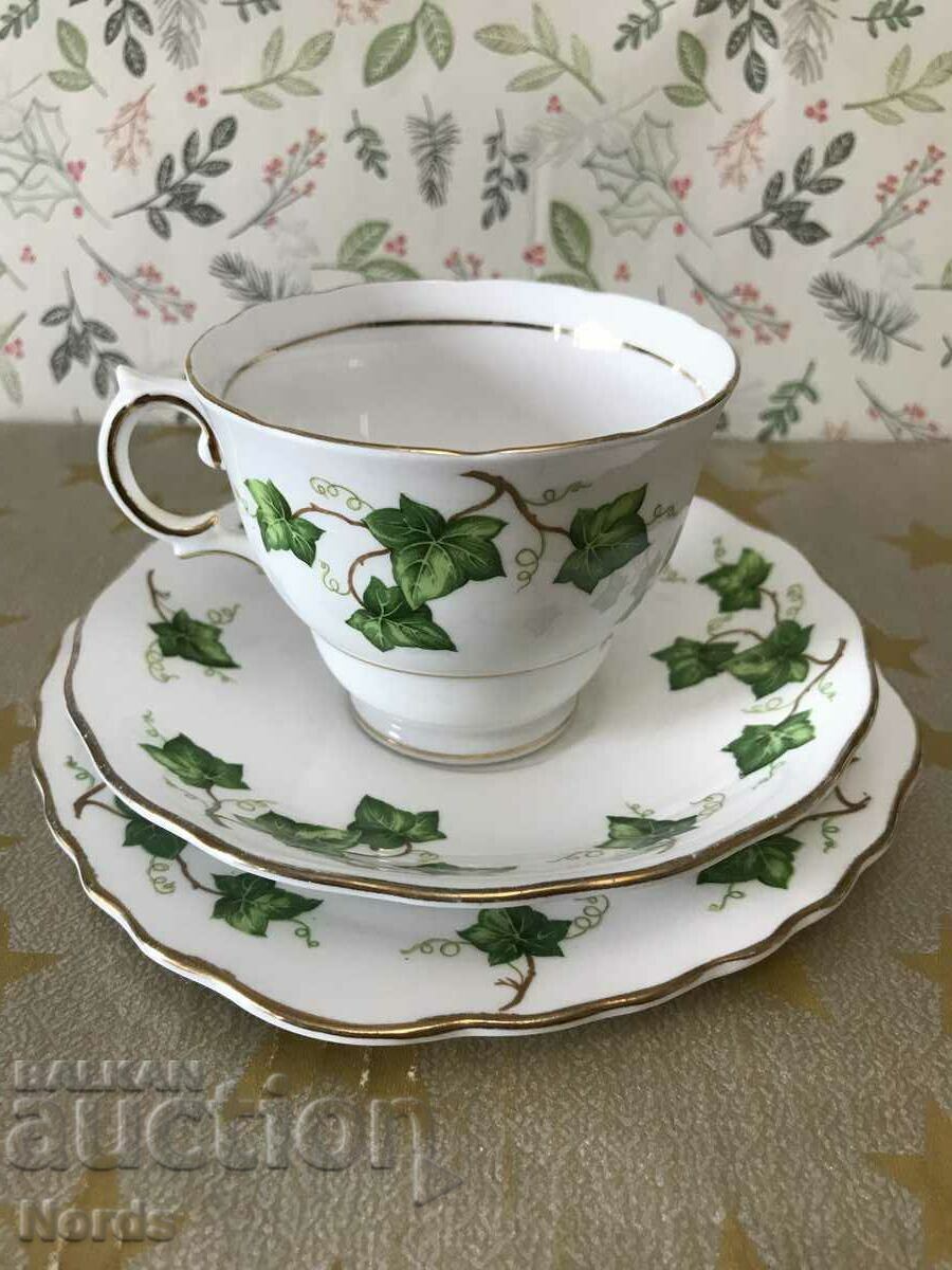 Colclough triple tea set