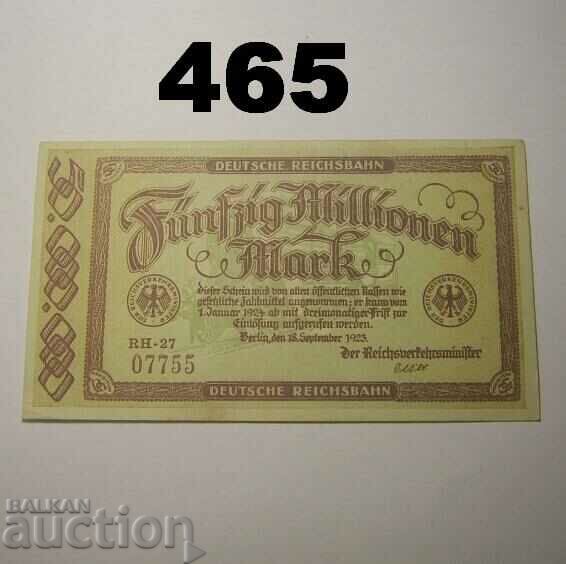 Berlin 50 millionen mark 1923 XF+ Germany