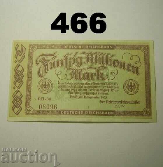 Berlin 50 millionen mark 1923 XF+ Germany