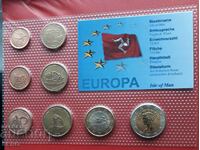 Isle of Man SET de 8 monede euro Proof 2006