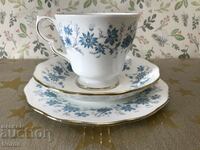 Colclough triple tea set