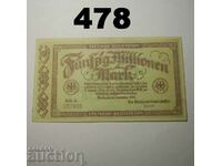 Berlin 50 millionen mark 1923 XF/XF+ Germany