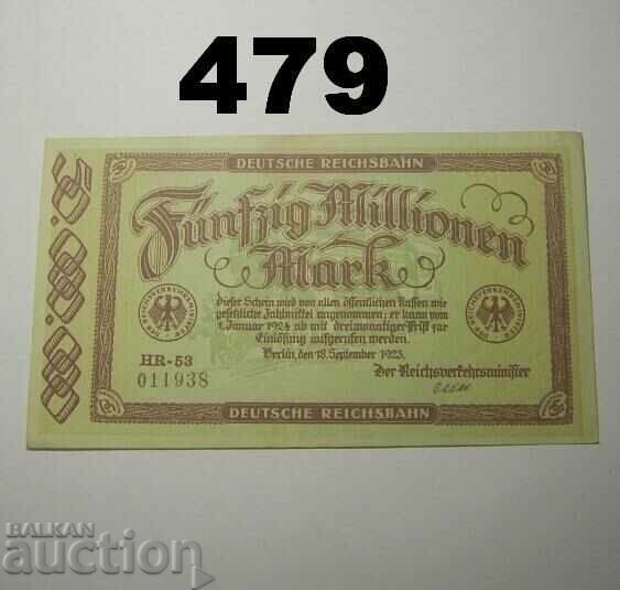 Berlin 50 millionen mark 1923 XF+ Germany