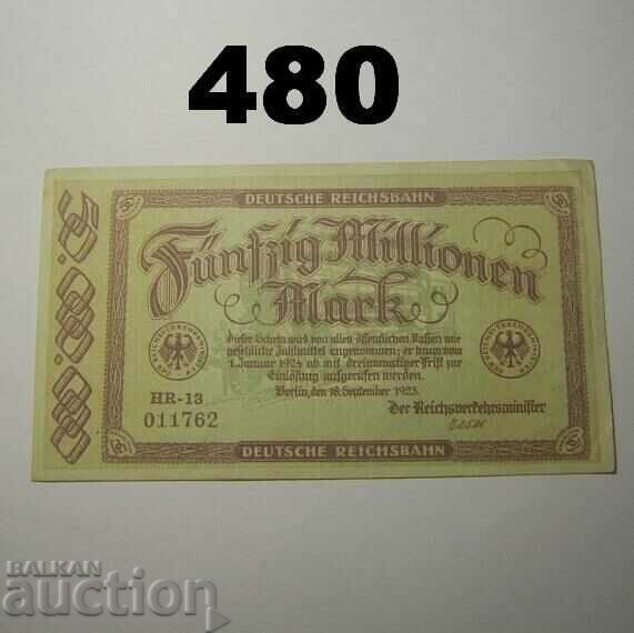 Berlin 50 millionen mark 1923 XF Germany