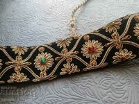 Sarmen belt, worn, pafti, ethnic, revival style, from grandmother's chest