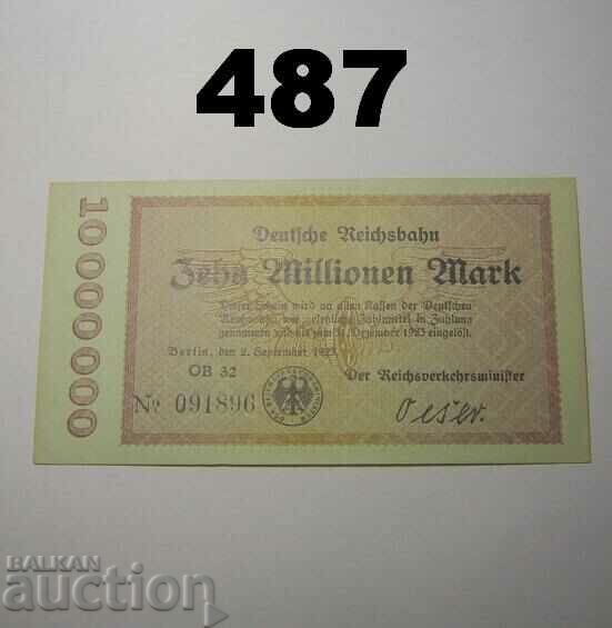 Berlin 10 millionen mark 1923 XF+/AUNC Германия