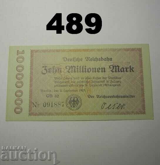 Berlin 10 millionen mark 1923 XF+/AUNC Germany