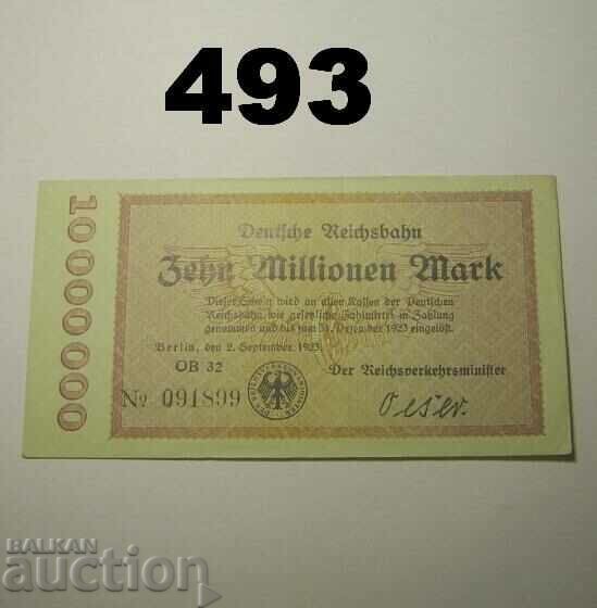 Berlin 10 millionen mark 1923 XF+/AUNC Germany