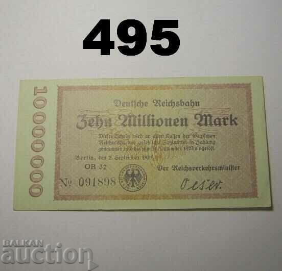 Berlin 10 millionen mark 1923 XF+/AUNC Германия