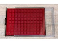 coin boards with protective cover - 99 sockets x 19 mm.