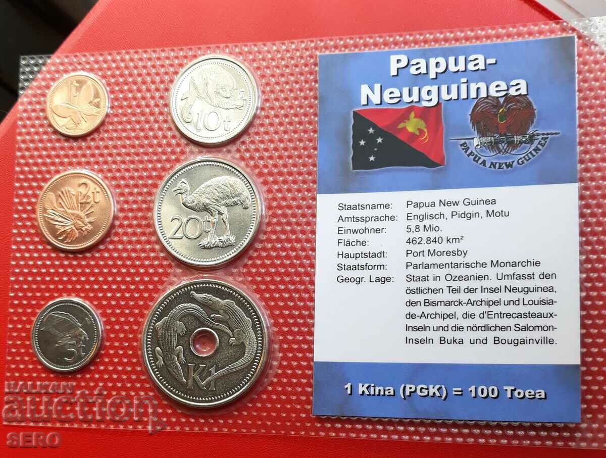 Papua Noua Guinee - SET de 6 monede 2004-2006