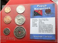 Papua New Guinea - SET of 6 coins 2004-2006