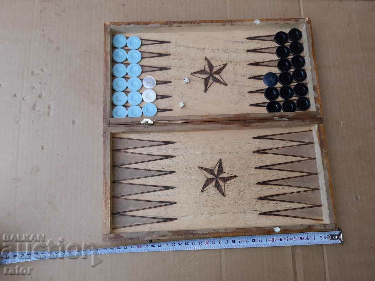 Δημοπρασία Παλιά ξύλινη σκακιέρα