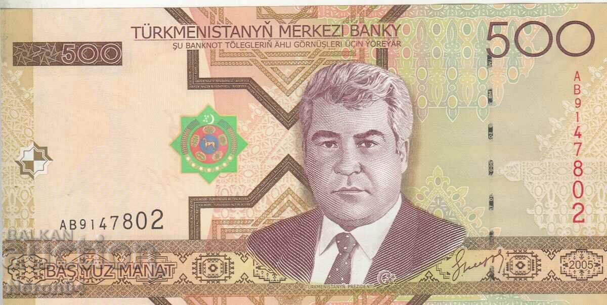 500 manat 2005, Turkmenistan