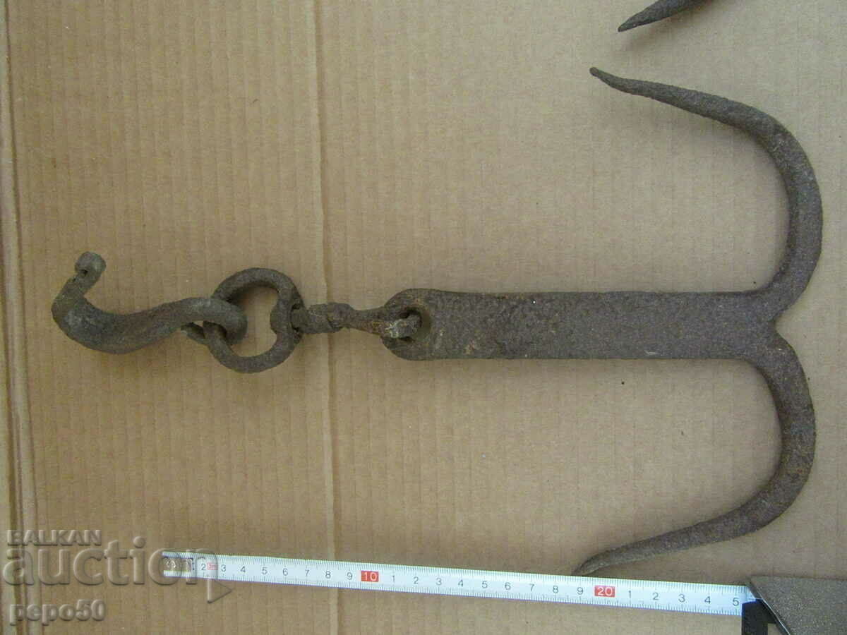 Auction 2 pcs. HAND FORGED BUTCHER KNIVES - before 1944. Auction 2 pcs. HAND FORGED BUTCHER KNIVES - before 1944.