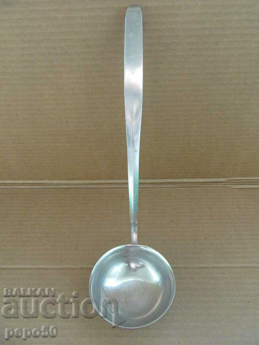 LARGE KITCHEN STAINLESS STEEL LADLE