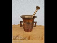 A large solid bronze mortar and pestle!