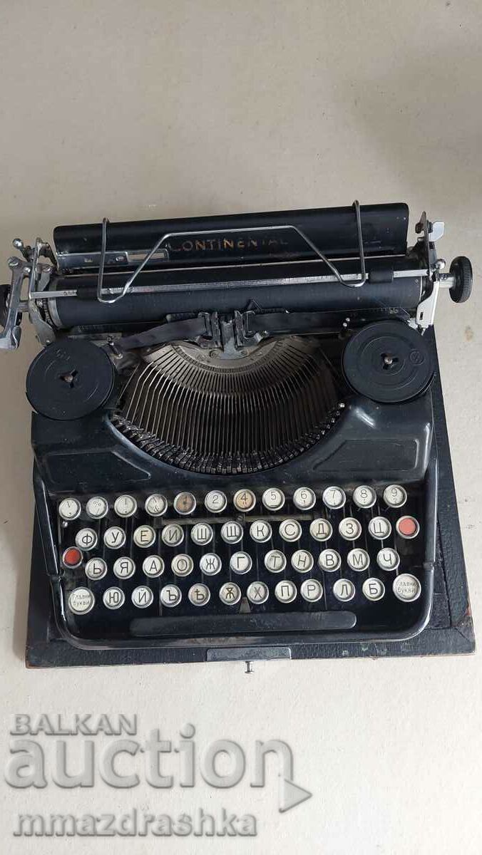 A 100-year-old Continental typewriter