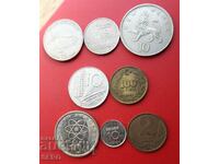 Mixed lot of 8 coins