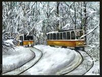 Denitsa Garelova ελαιογραφία 50/70 "Snowy Sofia"