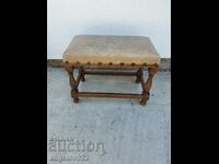 Vintage solid wood stool!