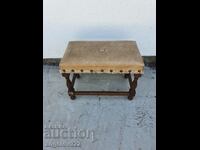 Vintage solid wood stool!