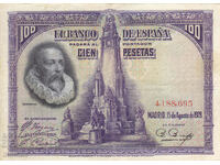 dioman - SPANIA - 100 PESETI - 1928 - F+