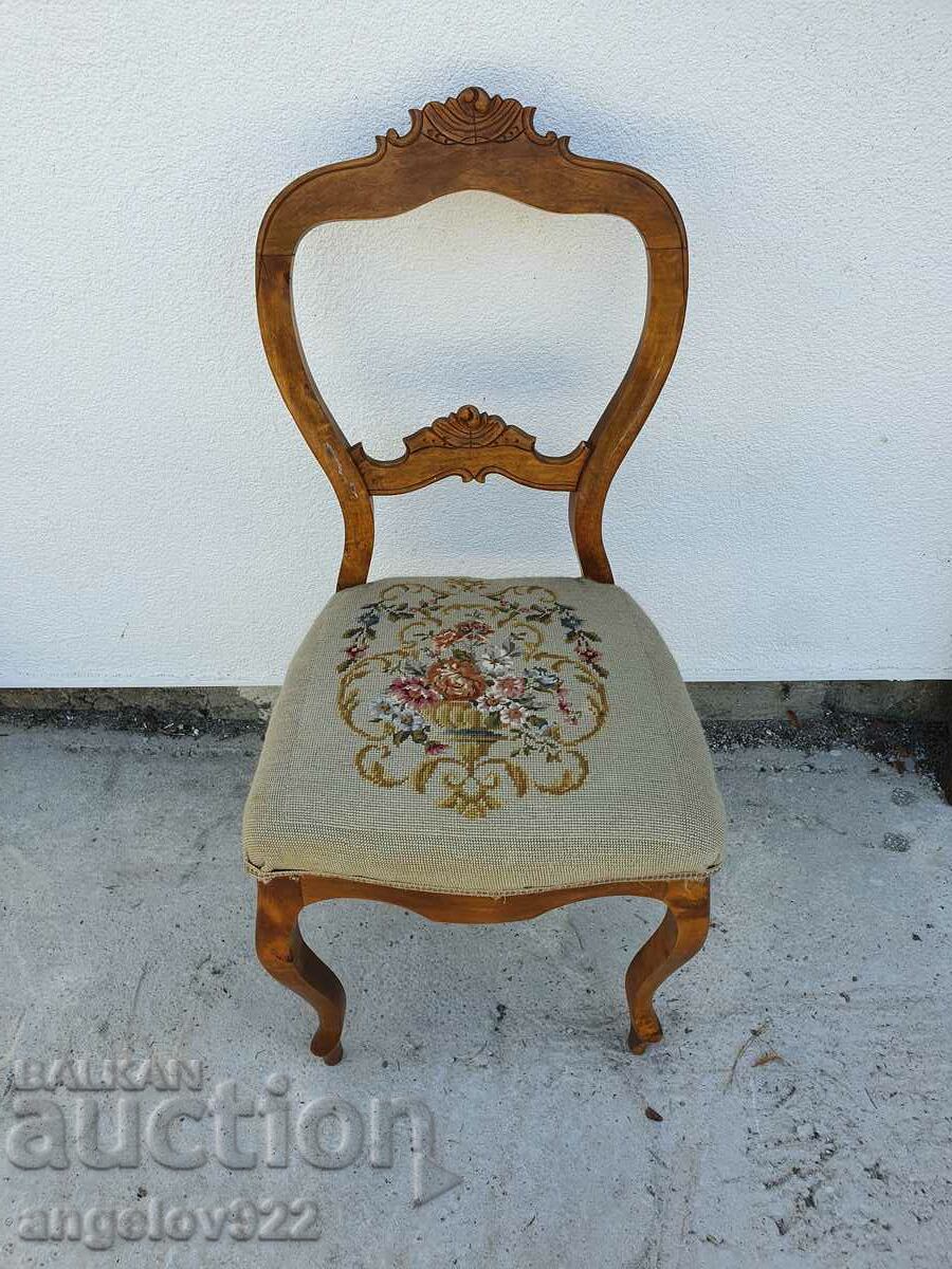 Beautiful vintage solid wood chair