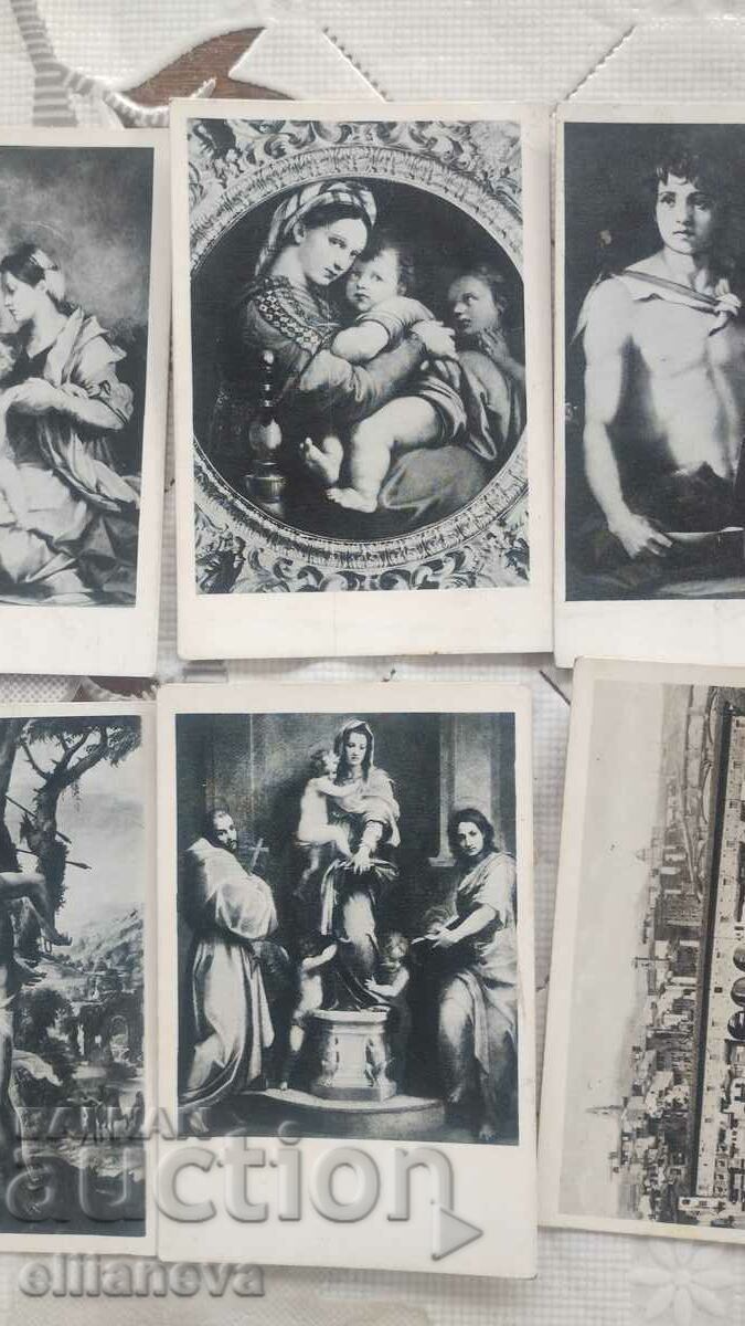 Retro cards Florence 6 pcs 1936 with price 6.00 BGN | € 3.07 Retro cards Florence 6 pcs 1936 with price 6.00 BGN | € 3.07
