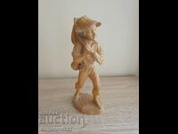 Original wooden figure statuette from 1978.