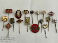 17 pieces of badges, signs of communist factories