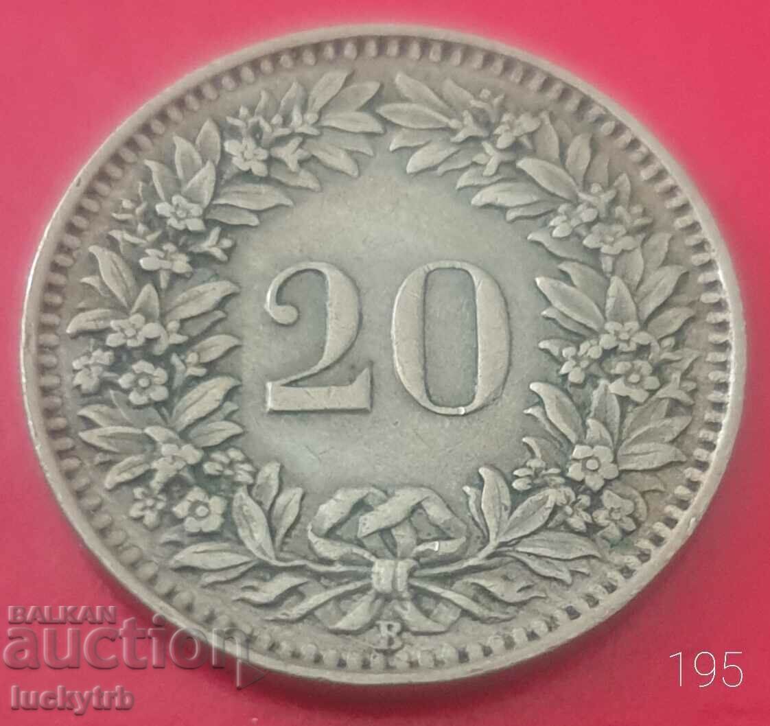 20 rapenes 1939 - Switzerland 20 rapenes 1939 - Switzerland