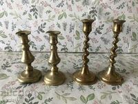 Brass candlesticks