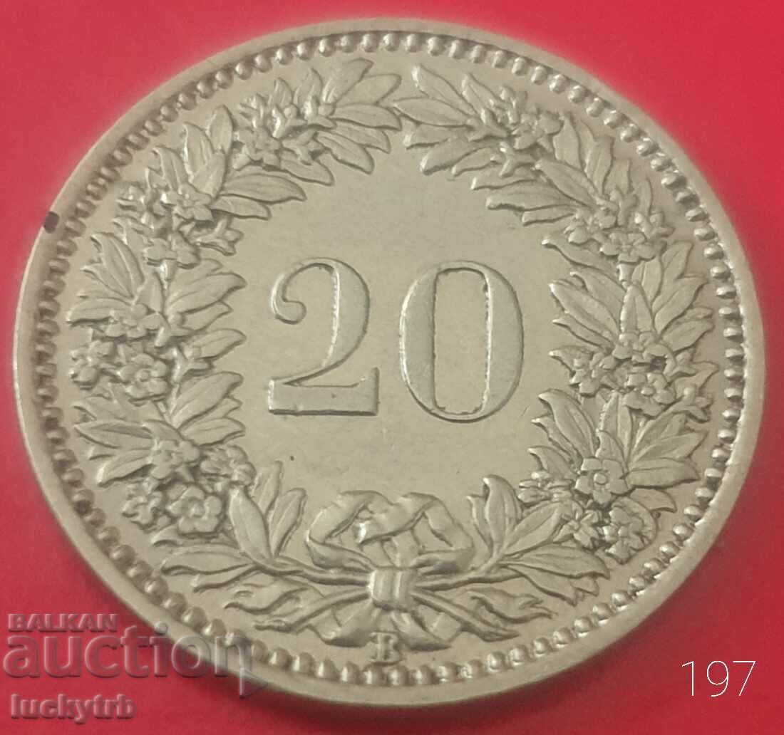 20 rapenes 1931 - Switzerland