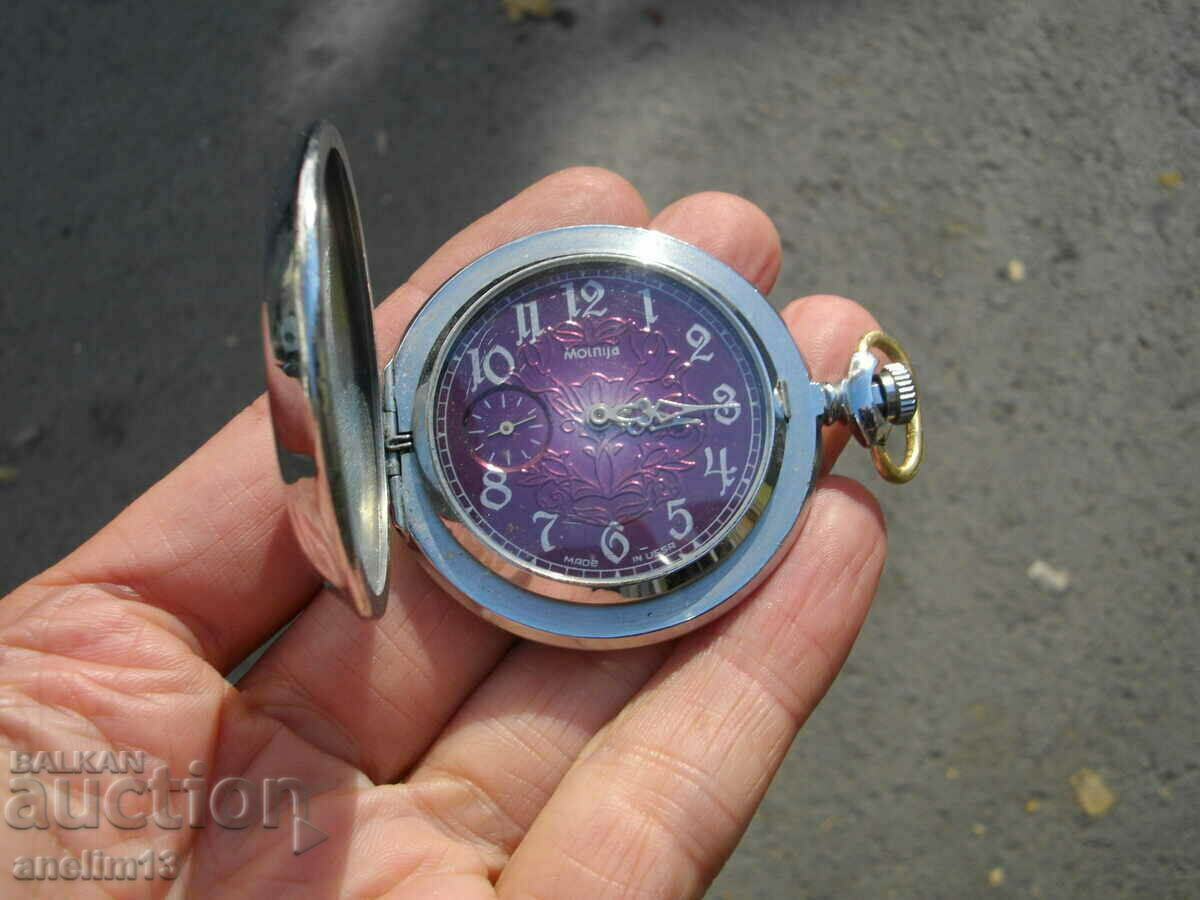 COLLECTOR'S POCKET WATCH LIGHTNING LIGHTNING COVER 3603