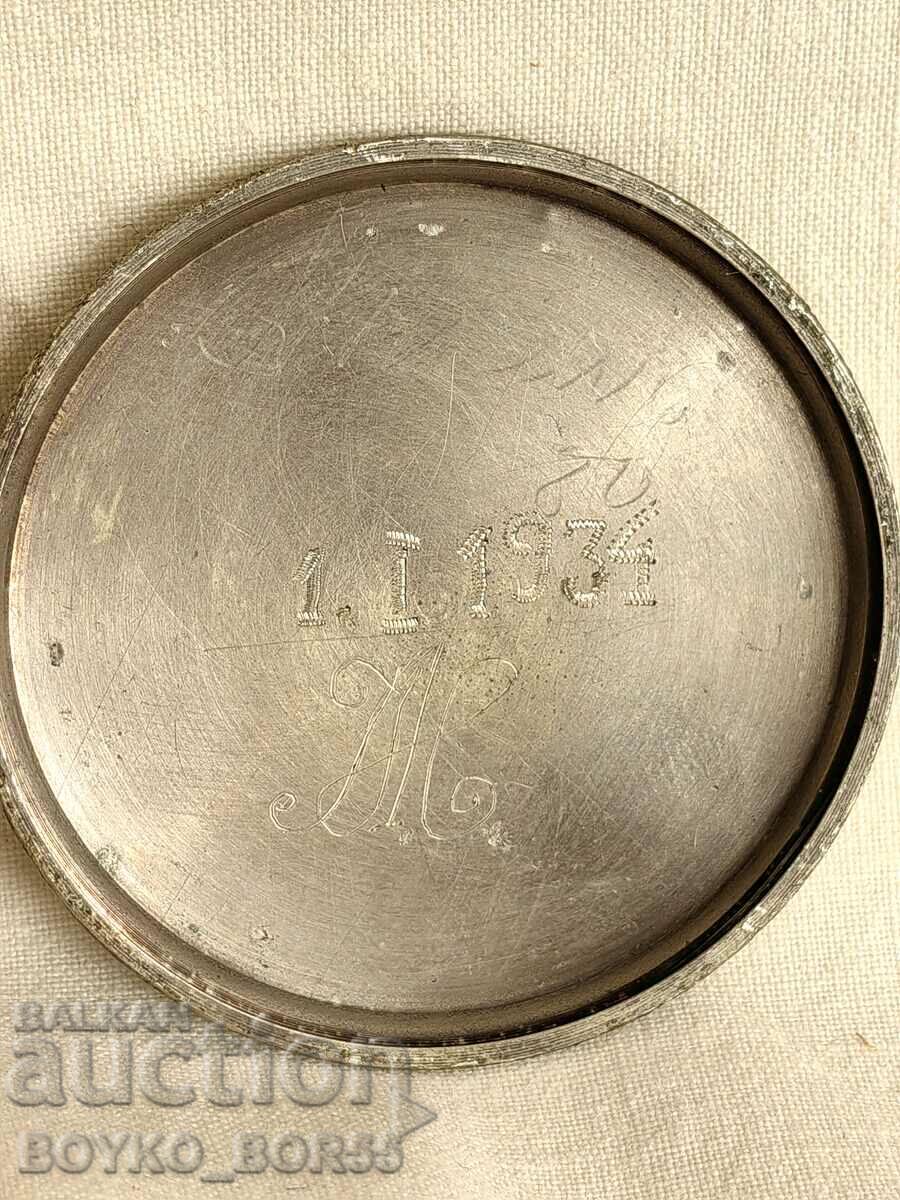 Auction Rare Swiss 15 Rubis Ruby Pocket Watch, 1934 Auction Rare Swiss 15 Rubis Ruby Pocket Watch, 1934