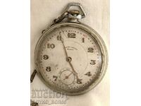 Rare Swiss 15 Rubis Ruby Pocket Watch, 1934