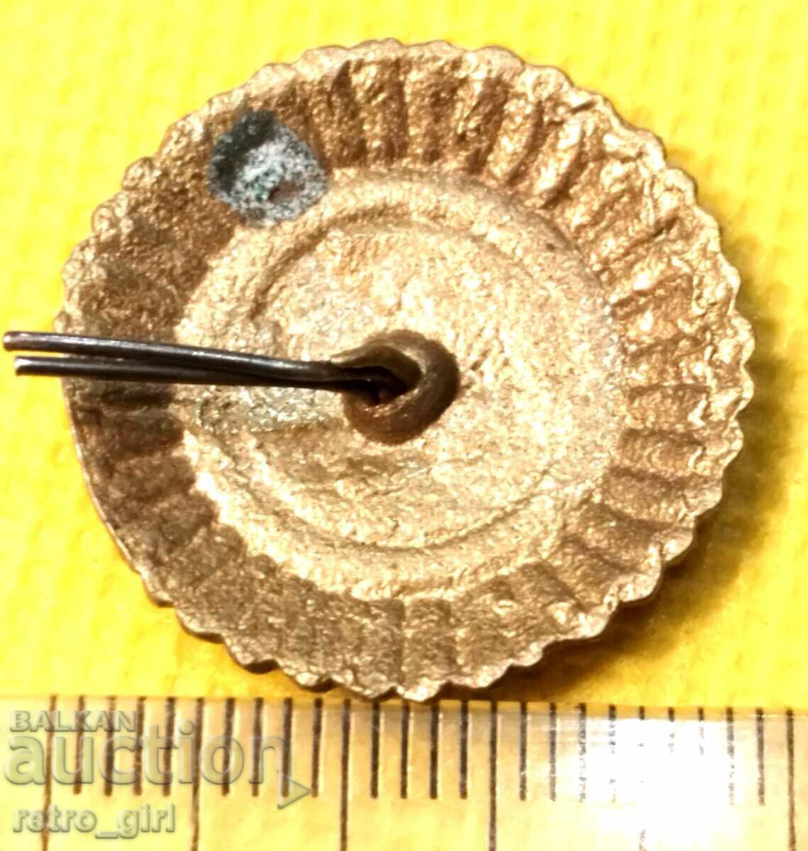 Auction Cockade from an officer's cap uniform Kingdom of Bulgaria. Auction Cockade from an officer's cap uniform Kingdom of Bulgaria.