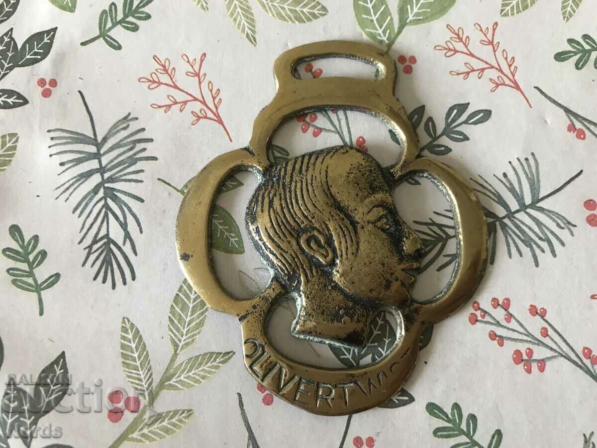 Brass medallion