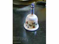 Porcelain Christmas bell (tree decoration)