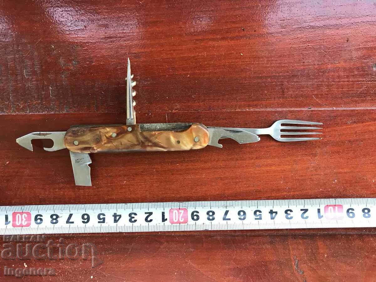 KNIFE KNIFE KANIA ANTIQUE BLADE BUCHAREST - 5