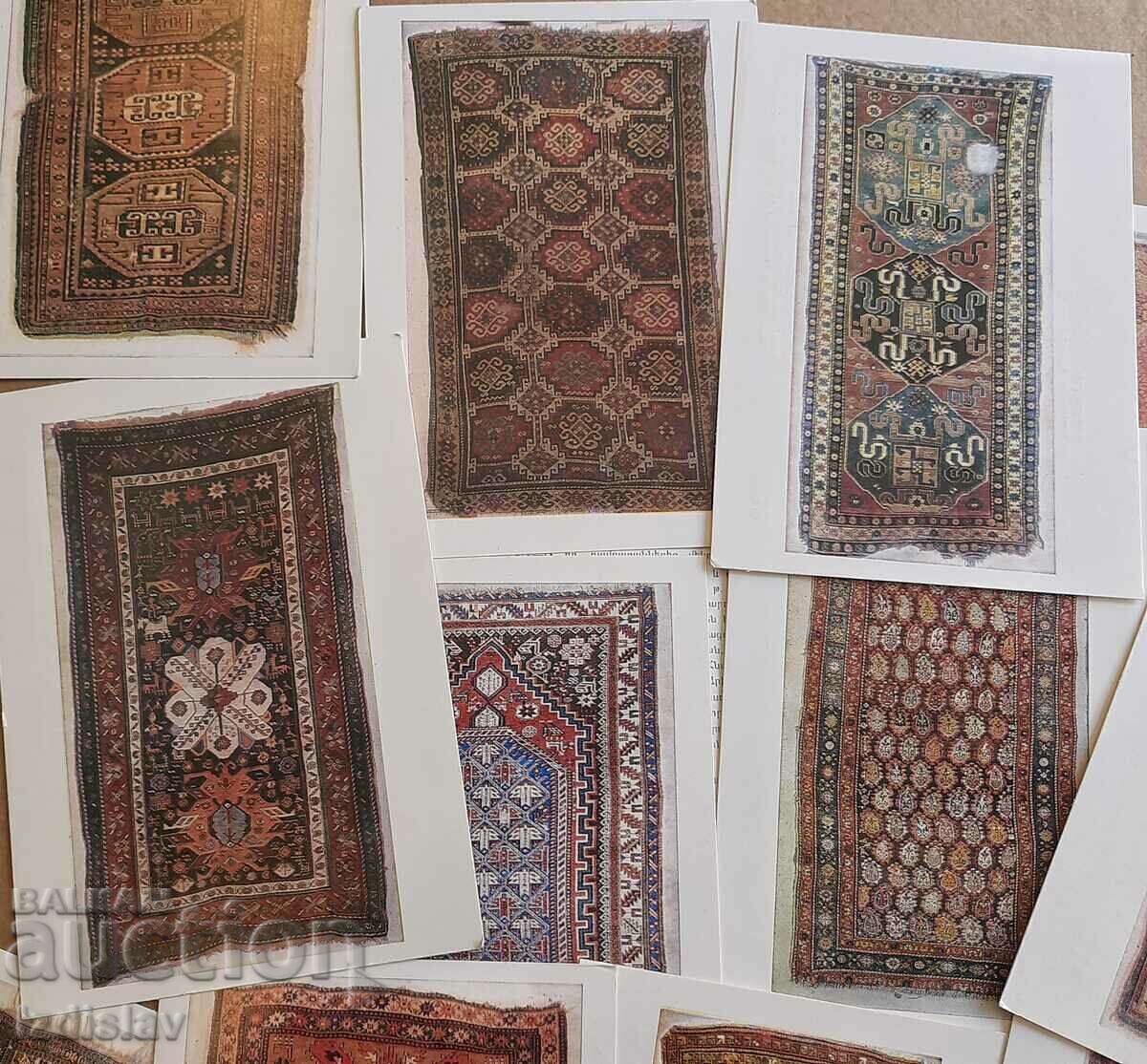 Auction 1984 Armenian Carpets Card Set Auction 1984 Armenian Carpets Card Set