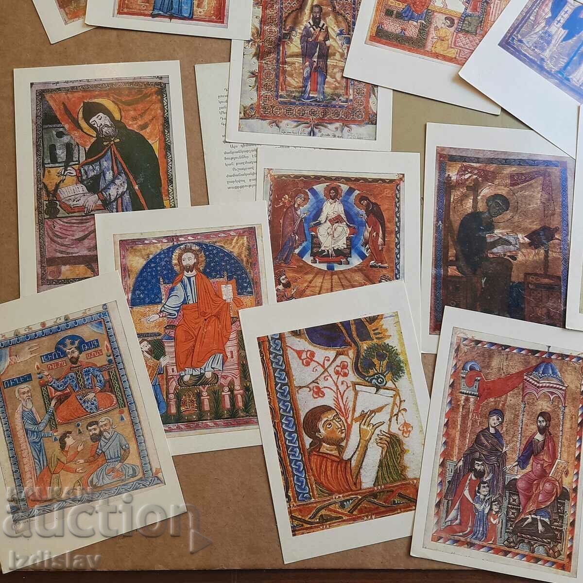 Set of cards Armenian miniature, portrait with price 80.00 BGN | € 40.90 Set of cards Armenian miniature, portrait with price 80.00 BGN | € 40.90