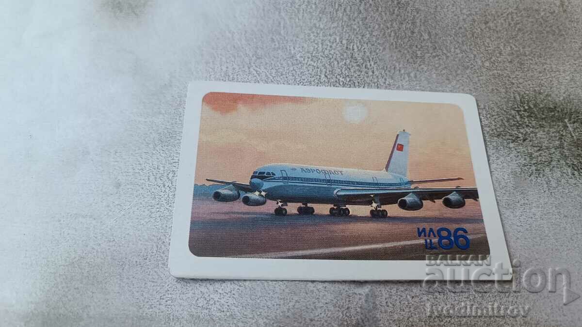 Calendar IL 86 AEROFLOT 1989