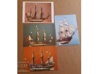 Postcards with ships