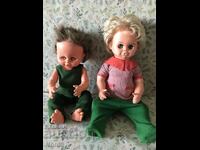 Two old social dolls