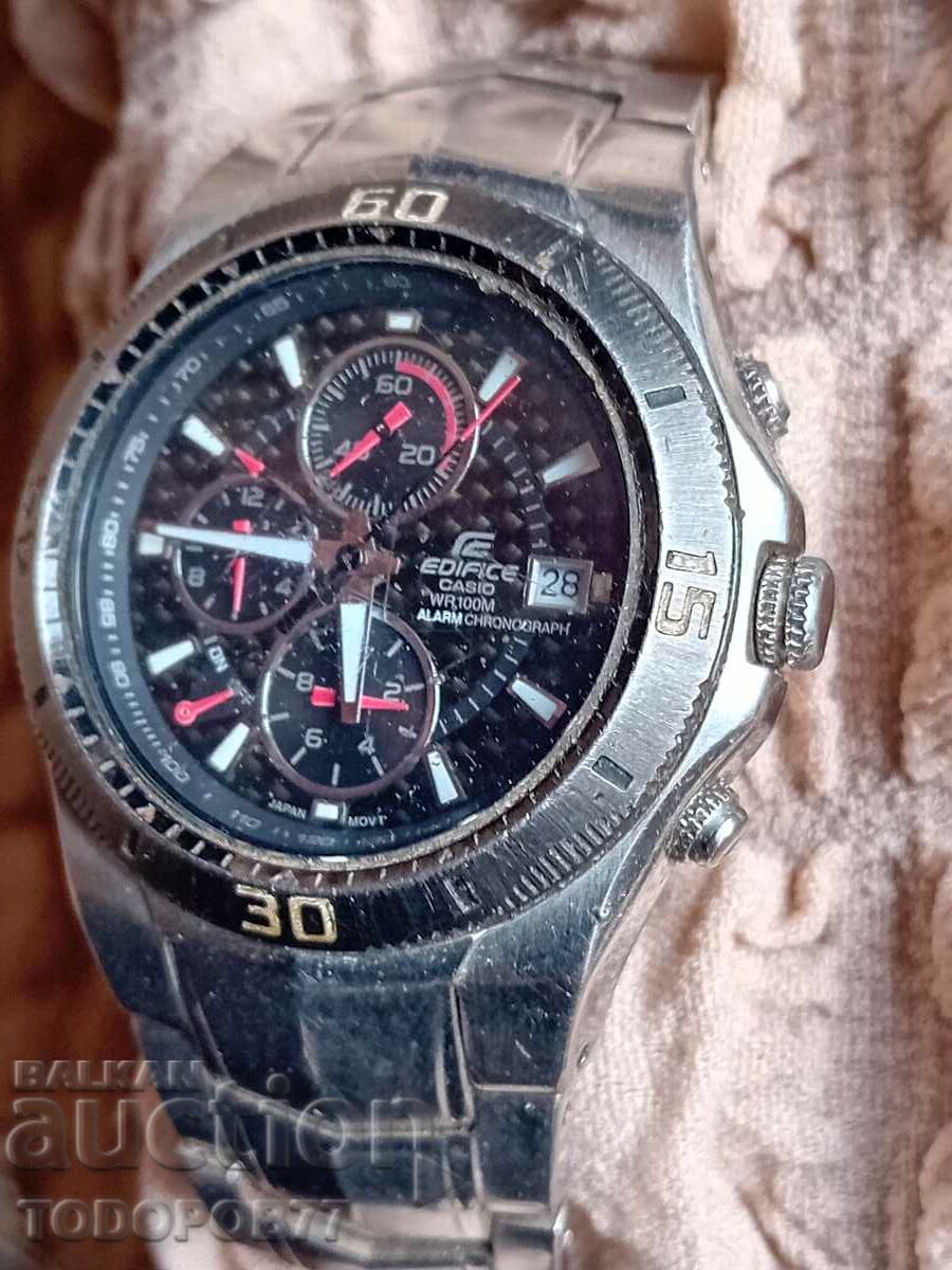 Casio edifice alarm chronograph