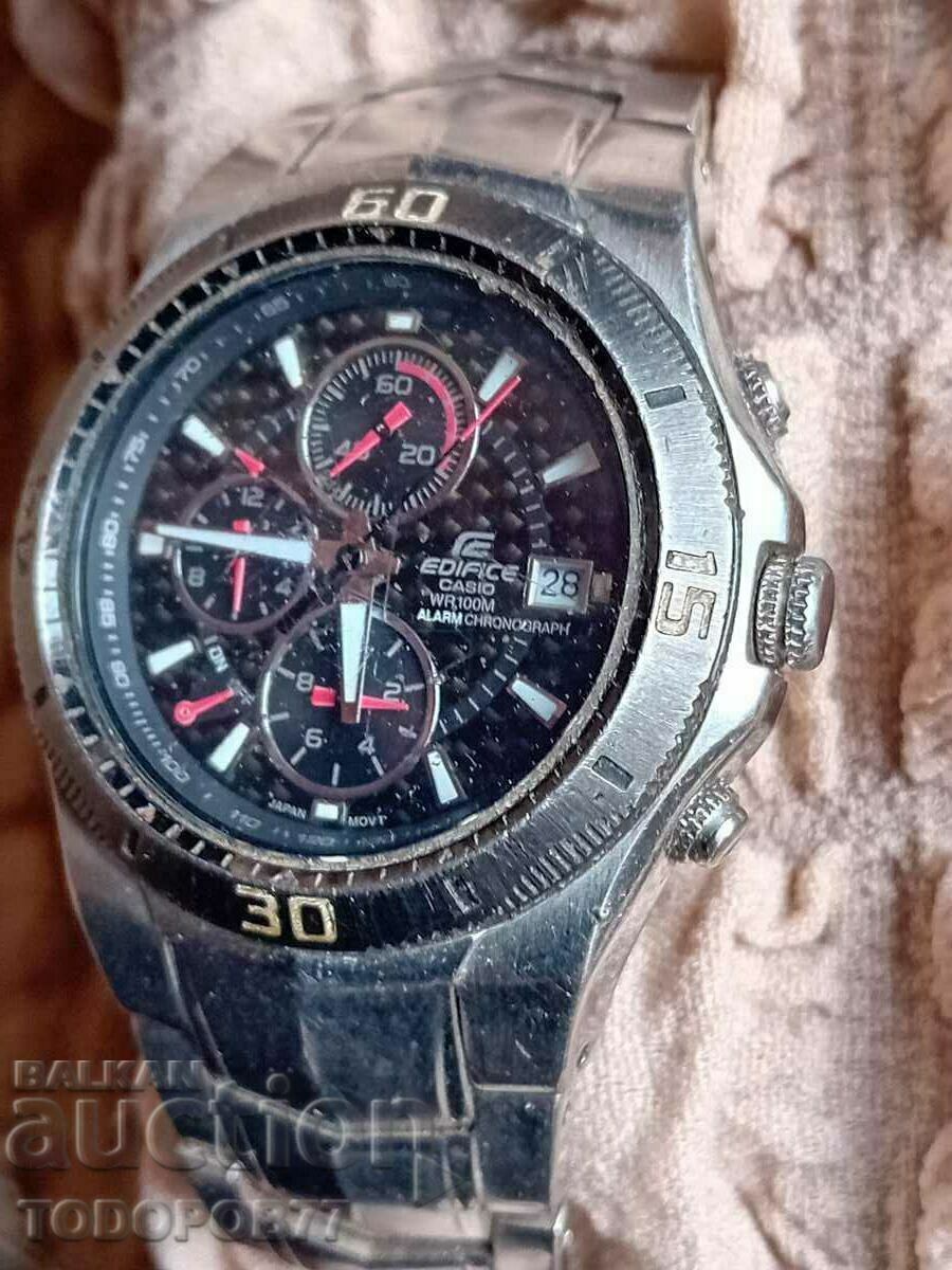 Cronograf cu alarmă Casio Edifice