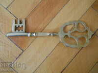 Large bronze key